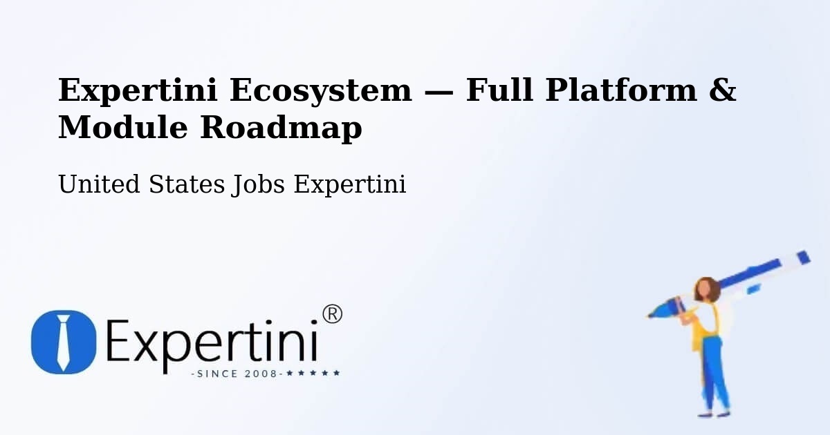 Expertini Ecosystem — Full Platform & Module Roadmap – Pottstown